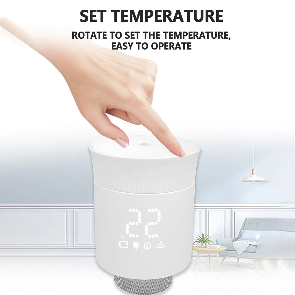 Zigbee Smart Radiator Valve – Programmable & Alexa Compatible