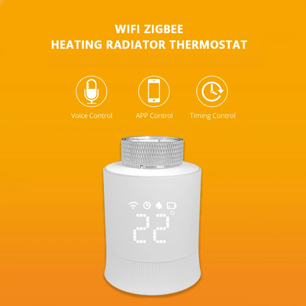 Zigbee Smart Radiator Valve – Programmable & Alexa Compatible